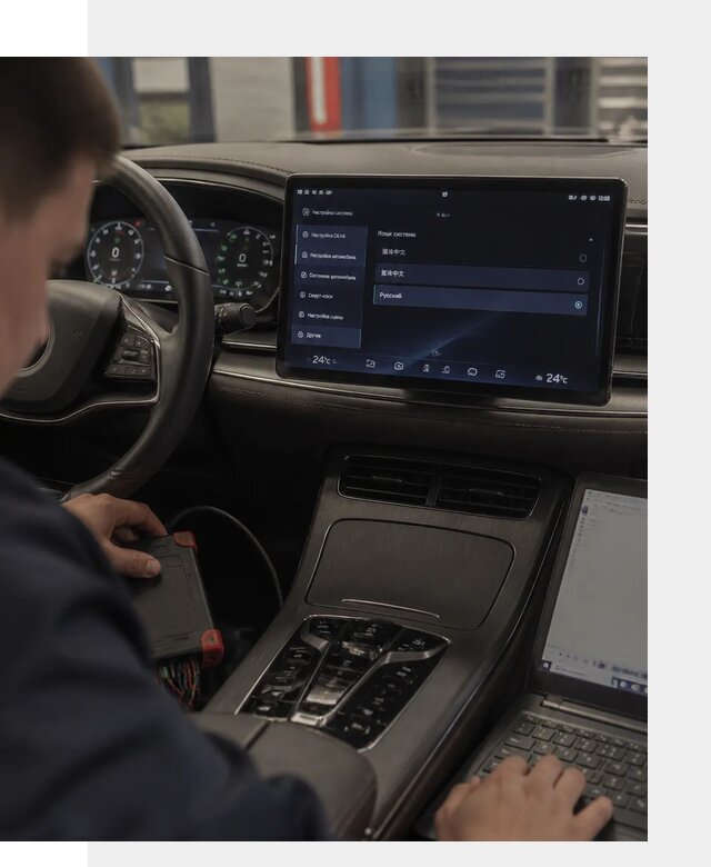 Русификация автомобиля BYD HAN для эксплуатации в Южноуральске